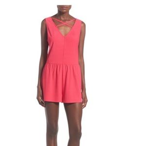 Leith Hot Pink Romper